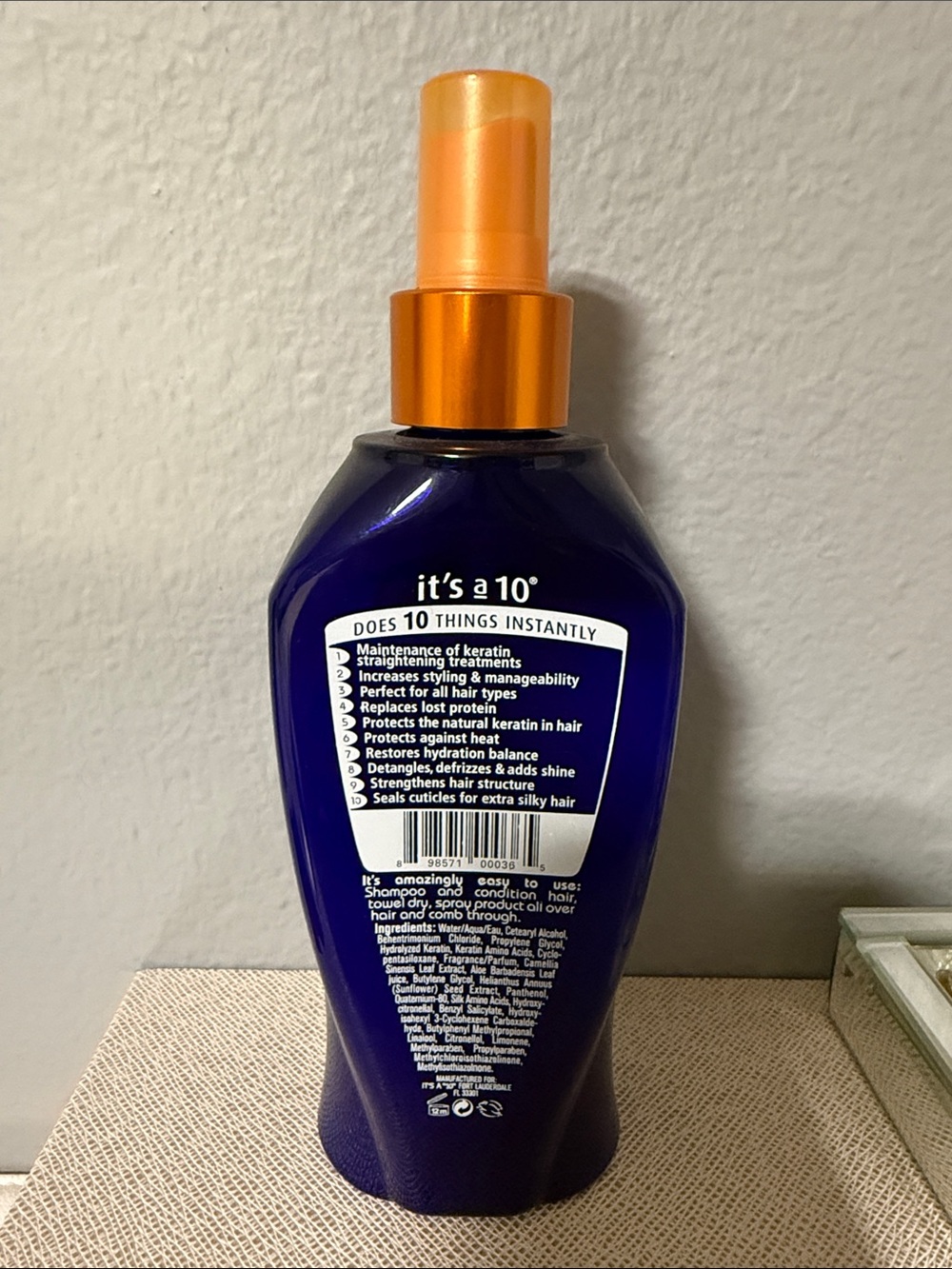 New/ Never Used Miracle Leave-In Plus Keratin Spray - Picture 2 of 2